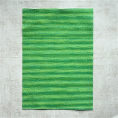 Фетр мягкий с рисунком, цвет зеленый, размер 20х30 см, толщина 1 мм , 1 шт. - фото 8195