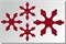 Термонаклейки глиттерные Снежинки цветные ТА-013 - фото 5727